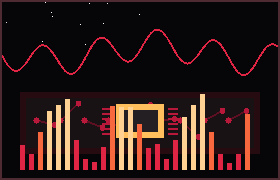 Animated FPGA spectral analysis cover